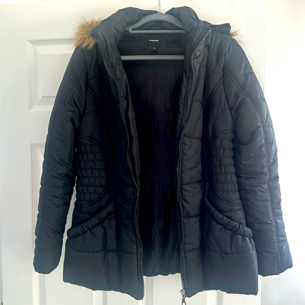 Hooded coat